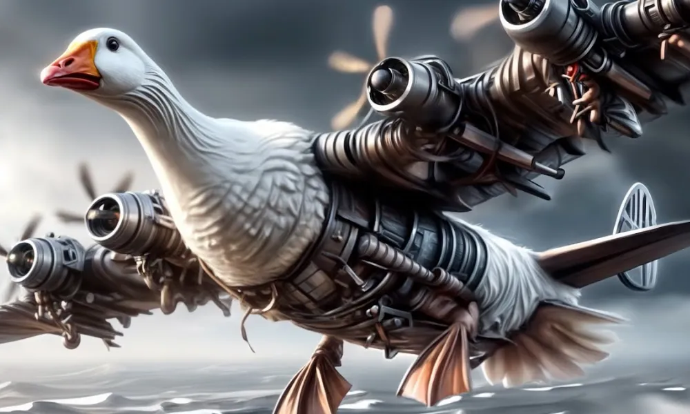 Small boom, goosey chaos—who is it?