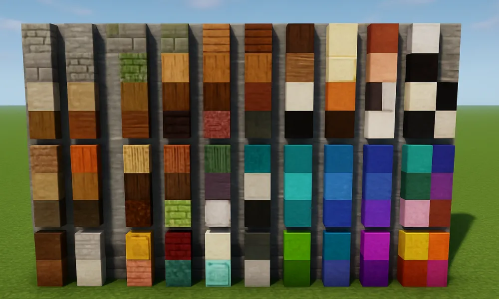 Choose your favorite build palette.