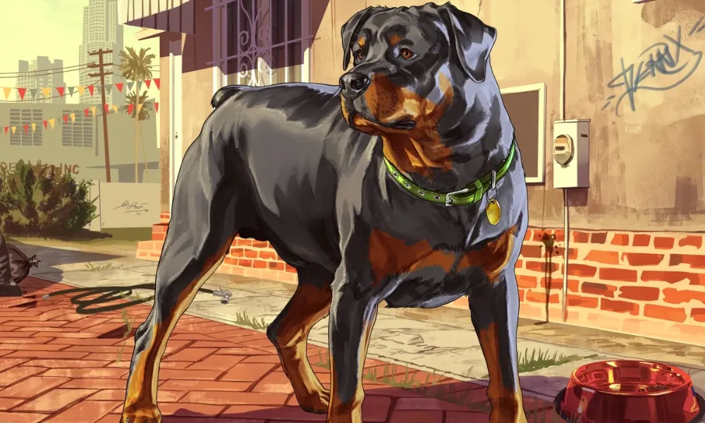What is the name of Franklin's dog?